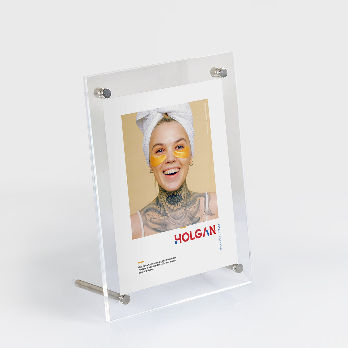 Clear Sign Holder & Photo Frame