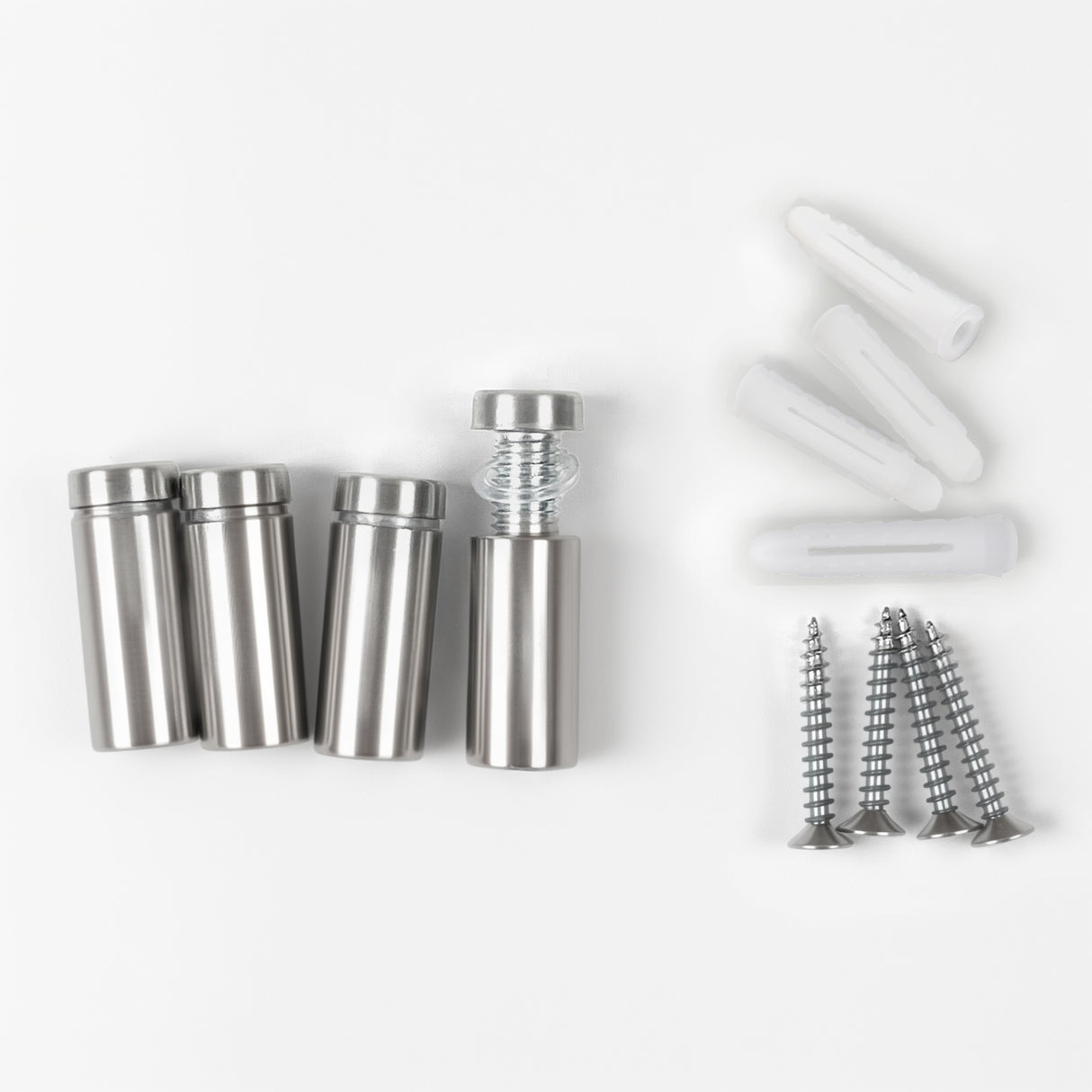 Wall Mount Sign Holder with Standoffs